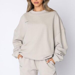 White Fox Own the Moment Sweater - Mushroom